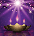 diwali celebration background vector image vector image
