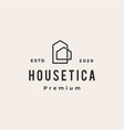 house home mortgage roof architect hipster vector image vector image