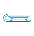 sled icon image vector image vector image