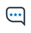 satisfaction feedback icon vector image vector image