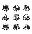 construction and building materials vector image vector image