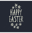 easter grunge calligraphic design vector image vector image