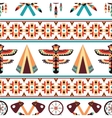 ethnic border pattern design vector image vector image