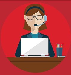 Support staff icon Royalty Free Vector Image - VectorStock