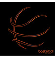 basketball poster vector image vector image