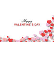 valentines day background vector image