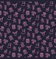 seamless pattern happy new year vector image