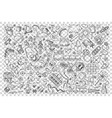 toys doodle set vector image