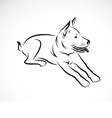 dog vector image