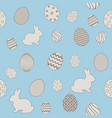 seamless easter background vector image