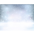 silver blue winter christmas background vector image vector image