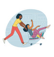 happy shopping black friday vector image