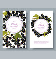 cherry vertical banners vector image vector image