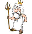 poseidon vector image