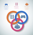 web infographic template layout with icons could vector image