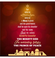 bible verse from isaiah 96 about jesus christ vector image