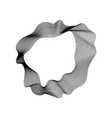 monochrome abstract contour lines collection vector image