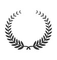 laurel wreath icon award for winning celebration vector image vector image