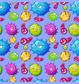 seamless background with germs vector image