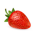 strawberry sweet fruit 3d icons set vector image vector image