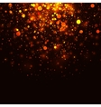 gold glowing light glitter background vector image