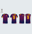 t-shirt sport design template for soccer jersey vector image