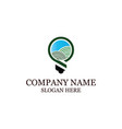 blub environment logo vector image vector image