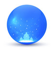 christmas ball element of festive decorations vector image vector image