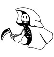happy death cartoon vector image
