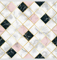 marble luxury geometric seamless pattern vector image vector image