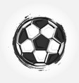 grunge style football vector image