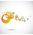 colorful background with circles vector image