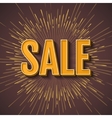 sale inscription design template banner vector image vector image