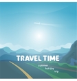 travel time background vector image