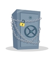safe in flat style design vector image