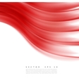 red background curve vector image vector image