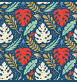 leaves exotic plants - creative vector image