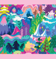 nature landscape background in modern style vector image vector image