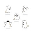 cute ghost icon design vector image vector image