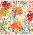 seamless pattern with traditional african vector image