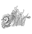 natural ornament abstract vector image