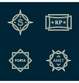 graphic frame vector image vector image