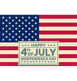 happy independence day background template vector image