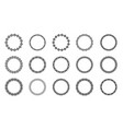 aztec ornamental circles geometric ancient tribal vector image vector image