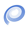 spiral design element vector image vector image