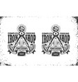 smithy workshop logo vector image