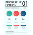 business infographic template set vector image