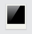 polaroid frame vector image
