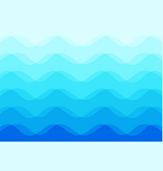 Abstract background blue sea waves Royalty Free Vector Image