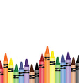 crayons background vector image